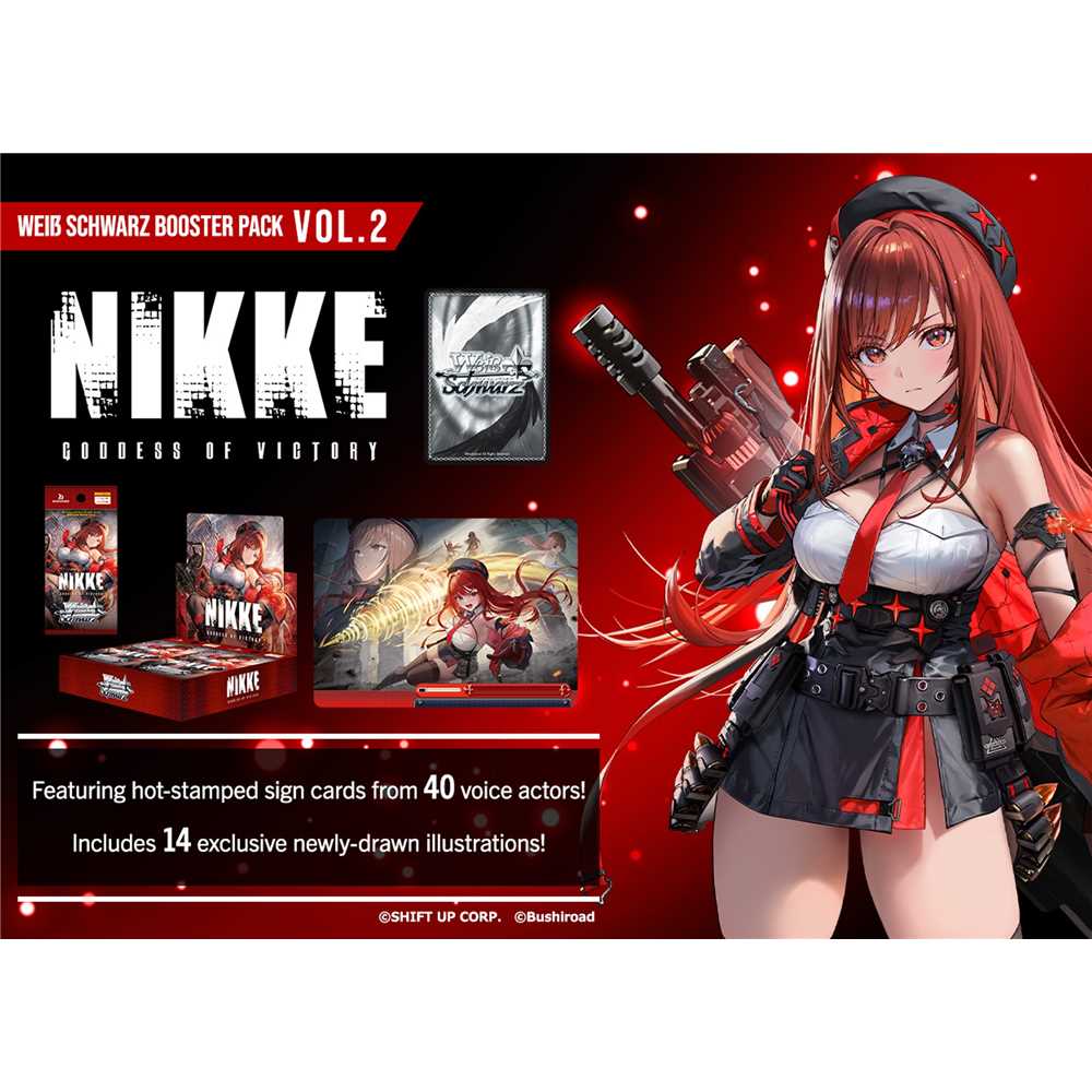 WEISS SCHWARZ BOOSTER PACK: GODDESS OF VICTORY: NIKKE VOL.2 (10 PACKS) - ENG
