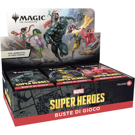 MTG - MARVEL SUPER HEROES PLAY BOOSTER DISPLAY (30 BUSTE) - ENG