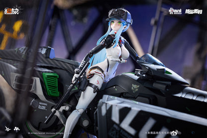 Girls` Frontline 2: Exilium Klukai -Speed Star- 1/12 Scale Completed Action Figure & Motorcycle 1/12 Scale Plastic Model Kit Set