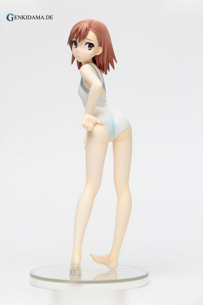 Toaru Kagaku no Railgun - Mikoto Misaka Tokiwadai Junior High Specified White Swimsuit Anime Ver.