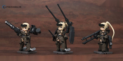 Desktop Army - Frame Arms Girl KT-321f Gourai Series All 3Type Set