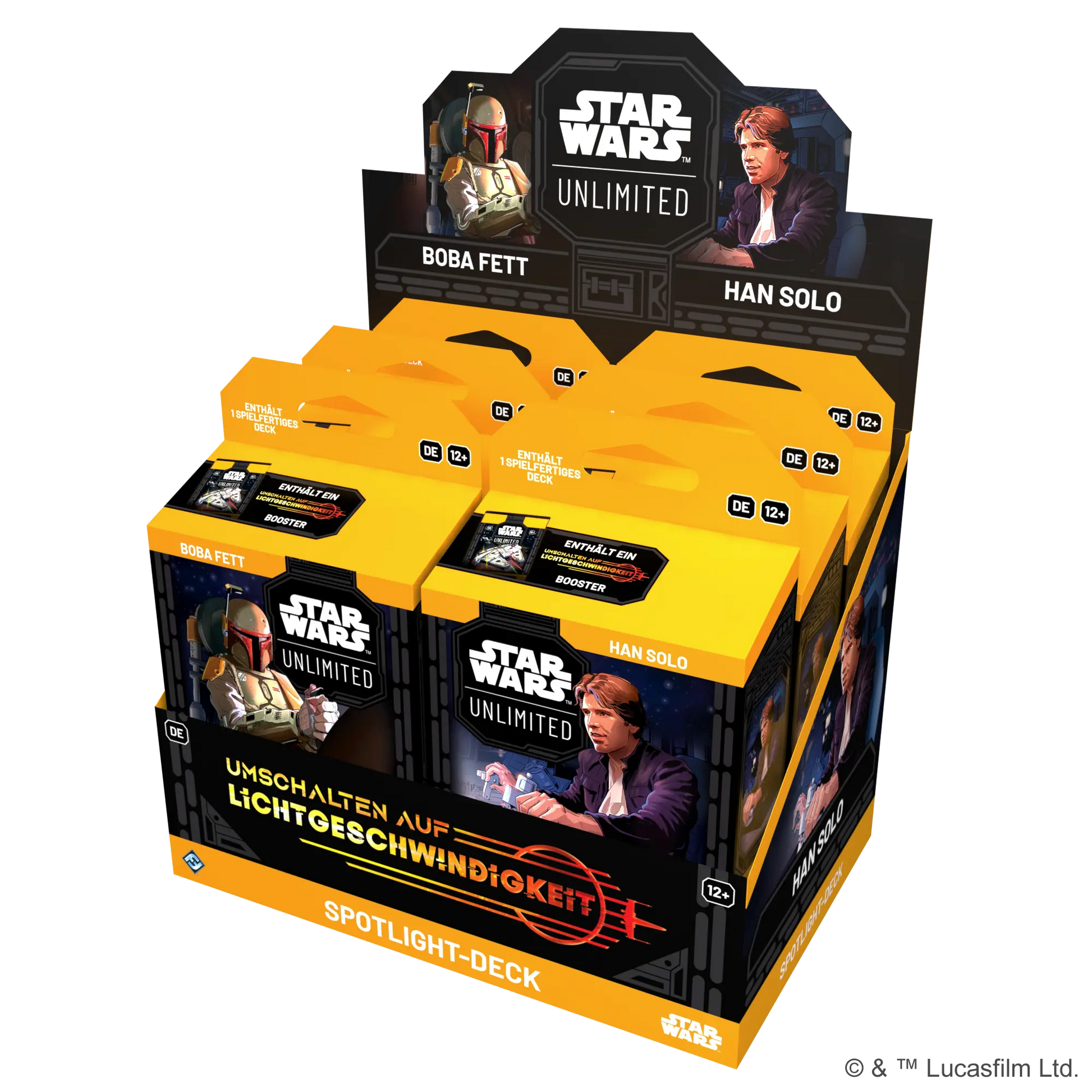 Star Wars Unlimited: Umschalten auf Lichtgeschwindigkeit - Spotlight Deck Display (6 Decks) (DE) - Anime Figuren günstig kaufen