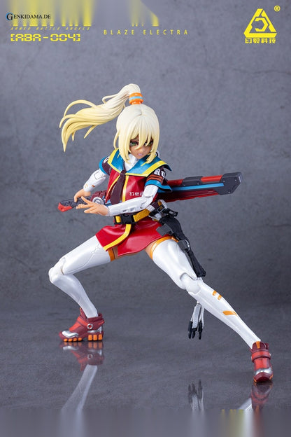 `Armed Battle Angels` Series ABA-004 Blaze Electra 1/12 Scale Action Figure