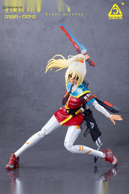 `Armed Battle Angels` Series ABA-004 Blaze Electra 1/12 Scale Action Figure