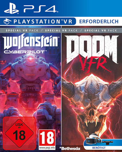 VR Bethestda VR Pack PS-4 Doom VFR/Wolfenstein Cyberpilot - Anime Figuren günstig kaufen