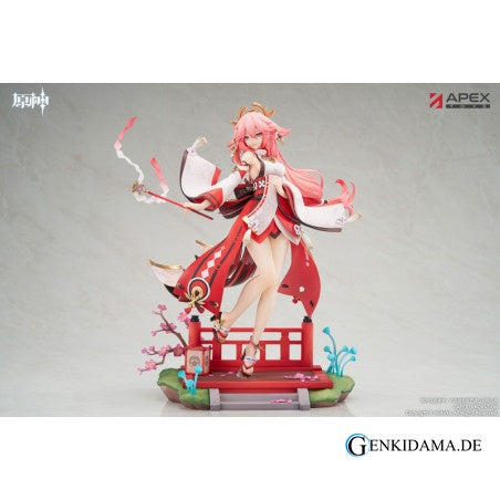 Yae Miko, Astute Amusement ver Genshin Impact 1/7 Scale Figure Ansicht 2