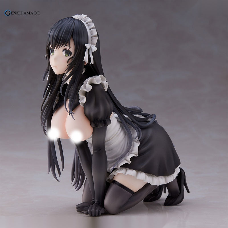 "Black-haired Maid" illustration by Io Haori