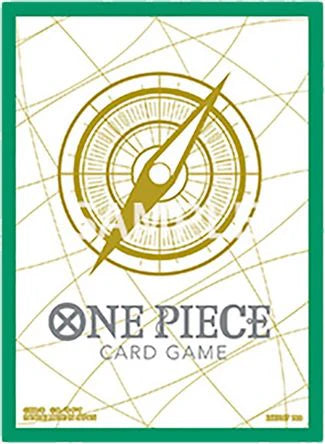 Bandai Artwork Kartenhüllen/Sleeve - Standardgröße (70) - Gold & Grün (One Piece) - Anime Figuren günstig kaufen