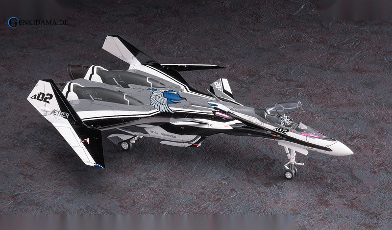 1/72 VF-31F Siegfried Messer Custom/Hayate Custom w/Lill Draken "Movie Macross Delta" Plastic Model