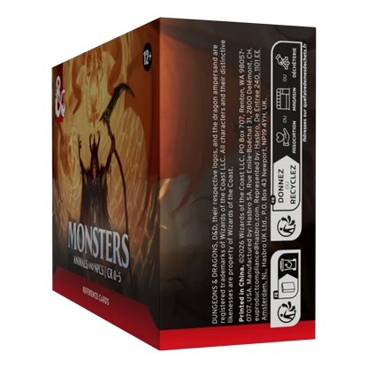 Dungeons & Dragons | Monsters: Animals and NPCs | Reference Cards (EN)