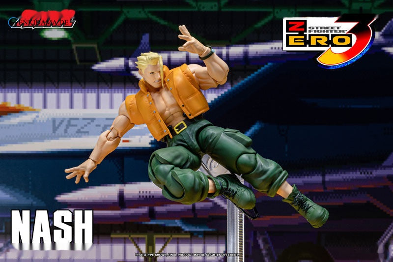 STORM ARENA STREET FIGHTER ALPHA 3 NASH ACTION FIGURE