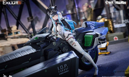 Girls` Frontline 2: Exilium Klukai -Speed Star- 1/12 Scale Completed Action Figure & Motorcycle 1/12 Scale Plastic Model Kit Set