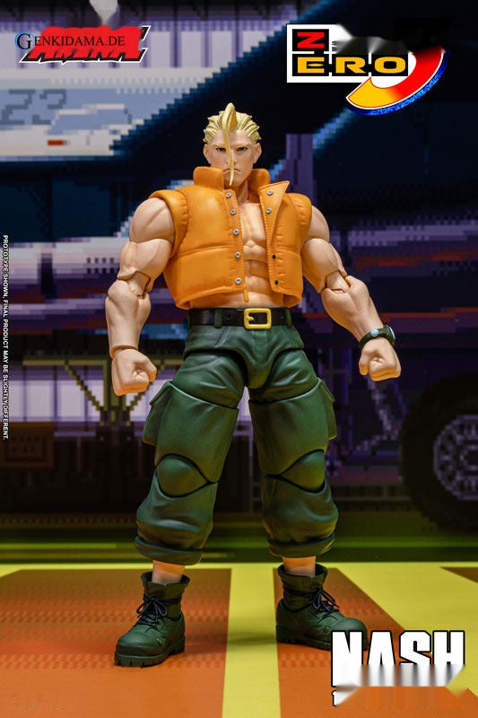 STORM ARENA STREET FIGHTER ALPHA 3 NASH ACTION FIGURE