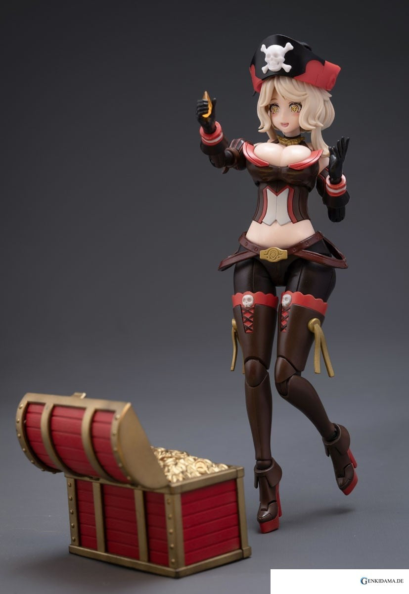 Pirates Queen Anne Plastic Model Kit Border Model