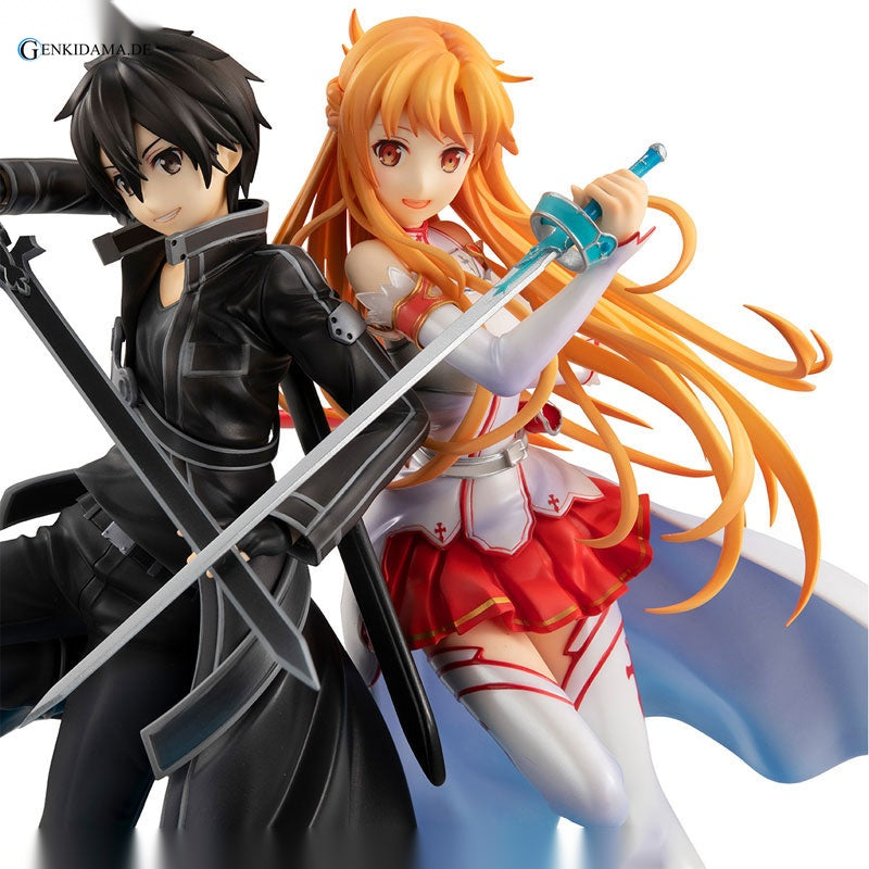 Lucrea Sword Art Online Kirito & Asuna SAO 10th Anniversary Dengekiya Limited Edition (Dengekiya Exclusive)