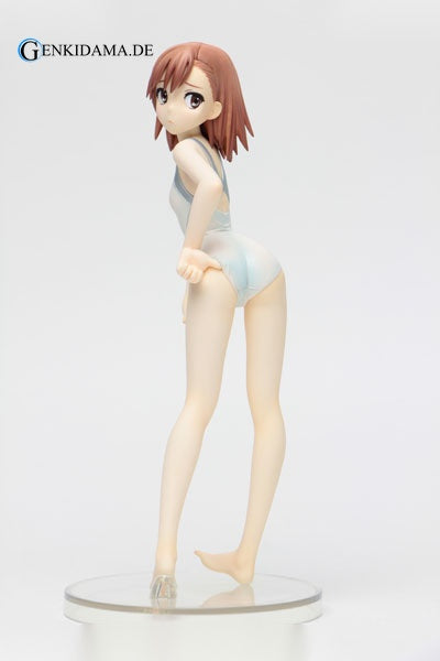 Toaru Kagaku no Railgun - Mikoto Misaka Tokiwadai Junior High Specified White Swimsuit Anime Ver.