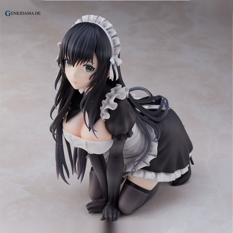 "Black-haired Maid" illustration by Io Haori