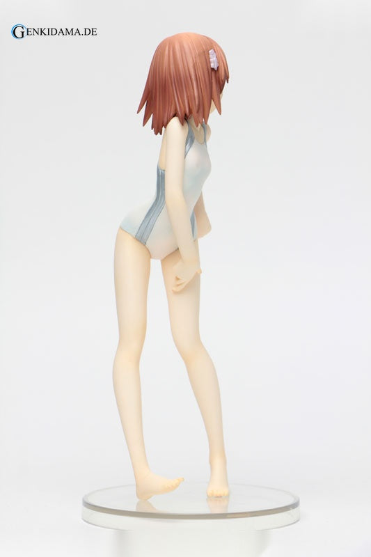 Toaru Kagaku no Railgun - Mikoto Misaka Tokiwadai Junior High Specified White Swimsuit Anime Ver.