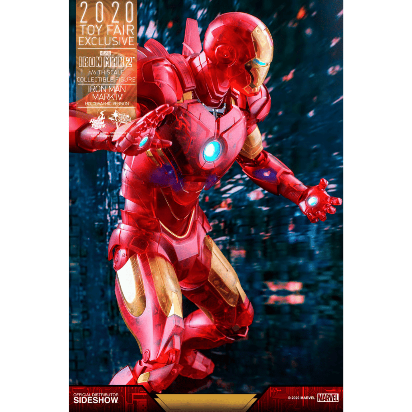 Iron Man Mark IV (Holographic Version) – 1/6 Scale Collectible Figure | Hot Toys