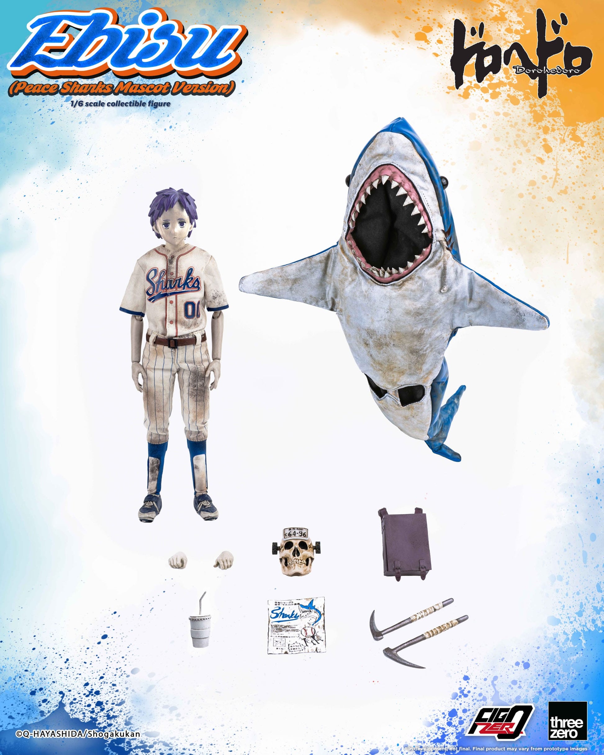 Ebisu Peace Sharks Mascot Ver. ThreeZero