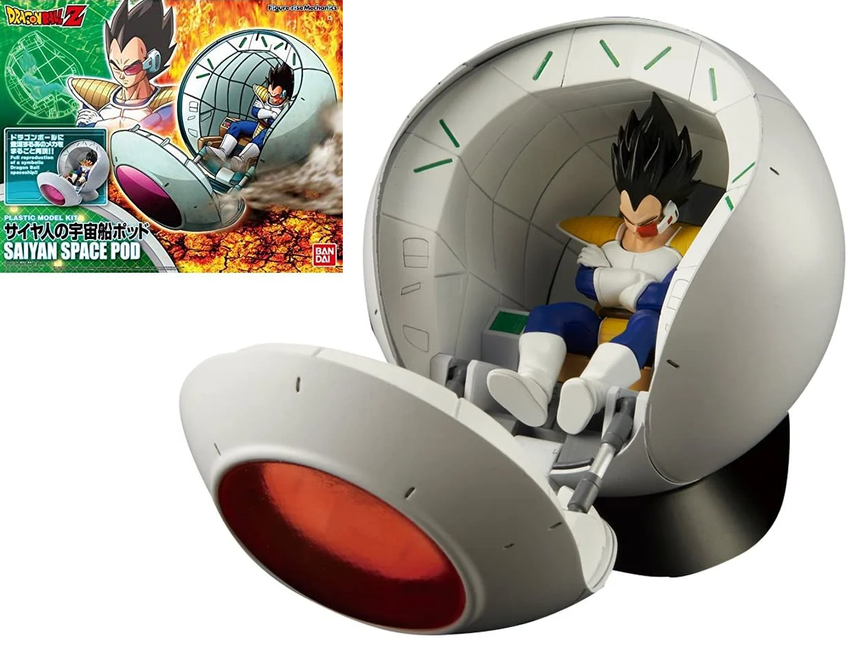 Saiyan Space Pod/Saiyajin Raum Kapsel Plastic Model Kit Bandai
