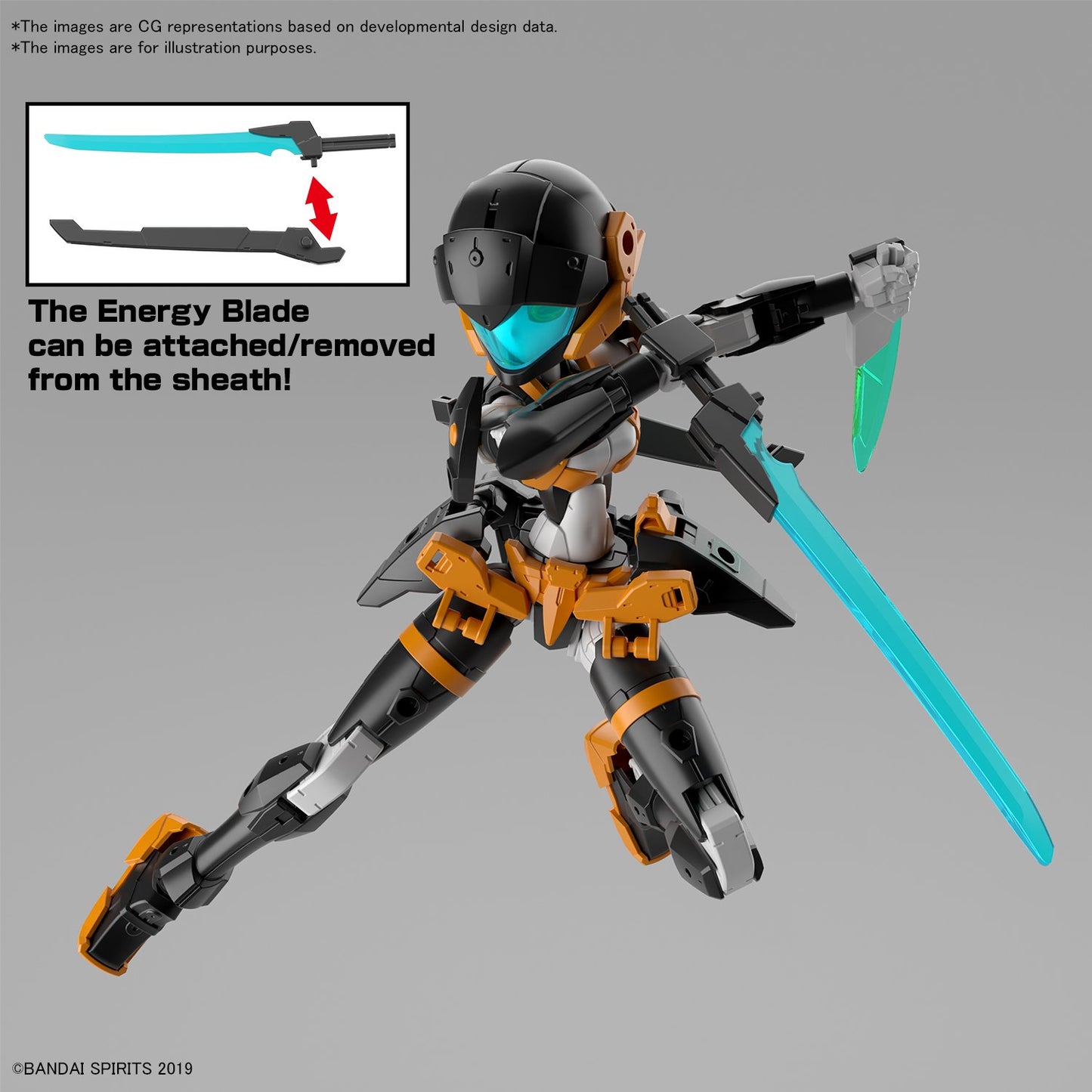 30MM - 1/144 EXM-H15D Acerby (Type-D) Modellbausatz – Anpassbarer Mecha - Anime Figuren günstig kaufen