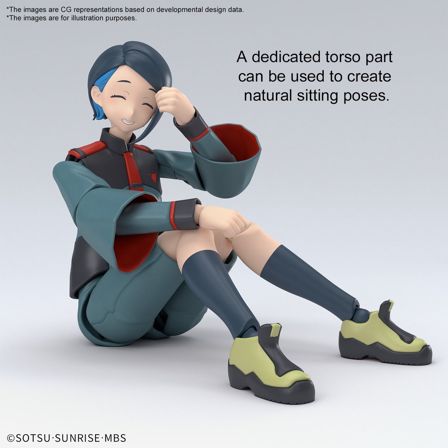 GUNDAM Figure-Rise Standard Nika Nanaura Modellbausatz Bandai - Anime Figuren günstig kaufen