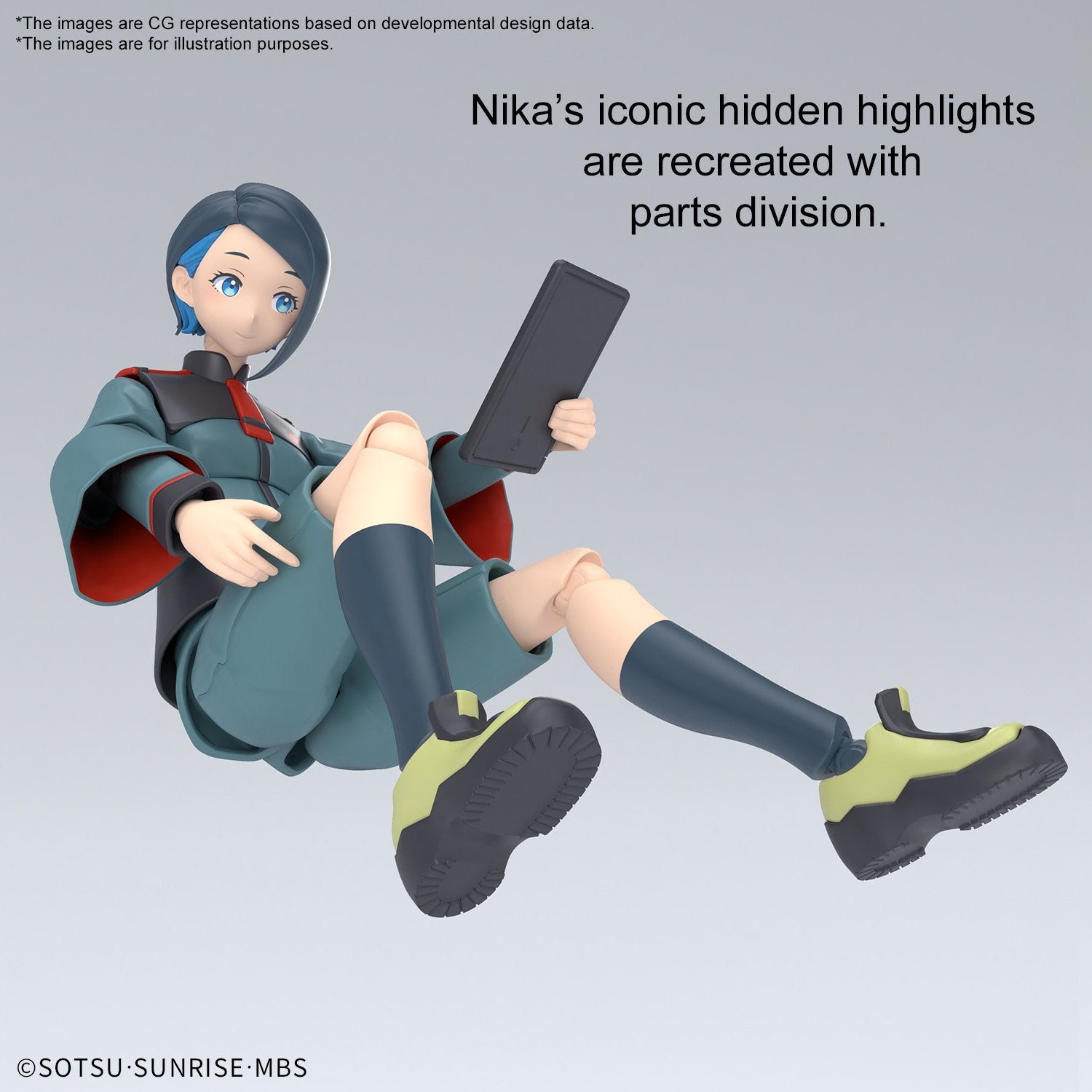 GUNDAM Figure-Rise Standard Nika Nanaura Modellbausatz Bandai - Anime Figuren günstig kaufen
