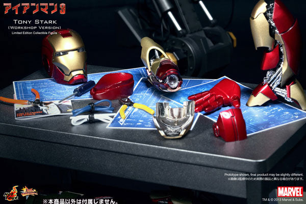 Tony Stark Iron Man 3 Movie Masterpiece Hot Toys