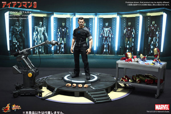Tony Stark Iron Man 3 Movie Masterpiece Hot Toys