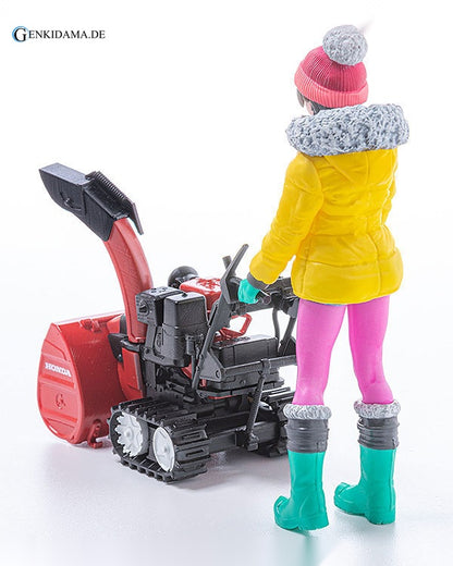 PLAMAX MF-62: minimum factory Minori with Honda Small Snow Plow HSS1170n (JX) 1/20 Plastic Model