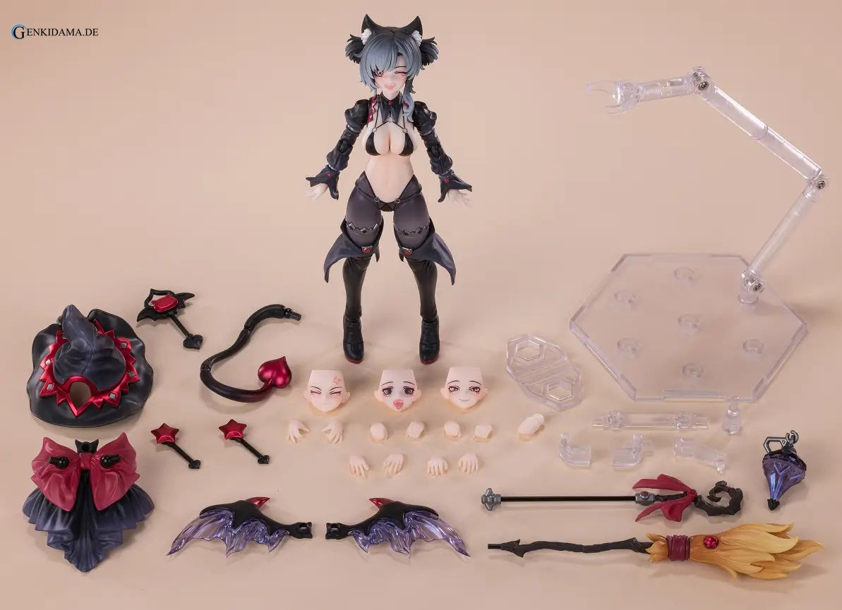 Apprentice Witch Hoshikawa Neco 1/12 Complete Model Action Black Hair Ver. - Anime Figuren günstig kaufen