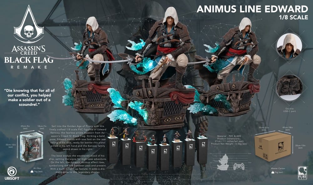 Assassin´s Creed Statue Animus Edward - Anime Figuren günstig kaufen