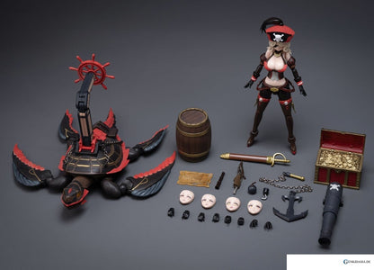 Pirates Queen Anne Plastic Model Kit Border Model