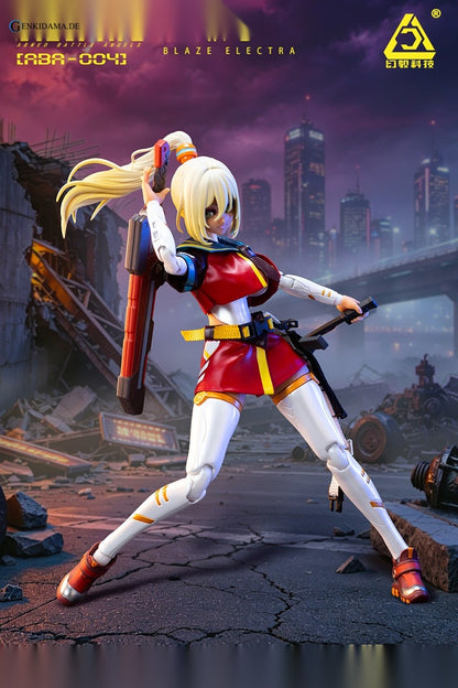 `Armed Battle Angels` Series ABA-004 Blaze Electra 1/12 Scale Action Figure
