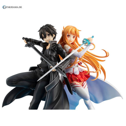 Lucrea Sword Art Online Kirito & Asuna SAO 10th Anniversary Dengekiya Limited Edition (Dengekiya Exclusive)