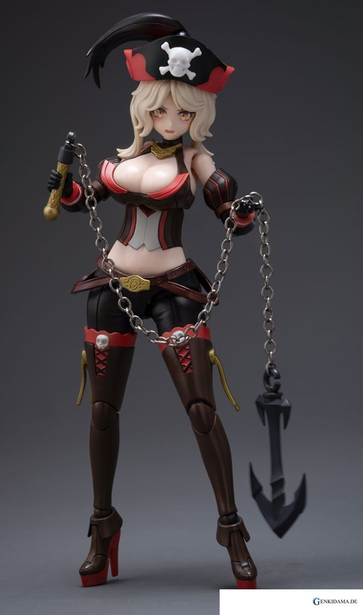 Pirates Queen Anne Plastic Model Kit Border Model