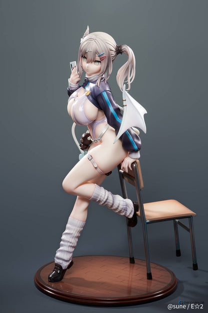 Original Character: The Quiet-Type Gal, Succubus Yuki Shinomiya - Illustration by sune 1/6