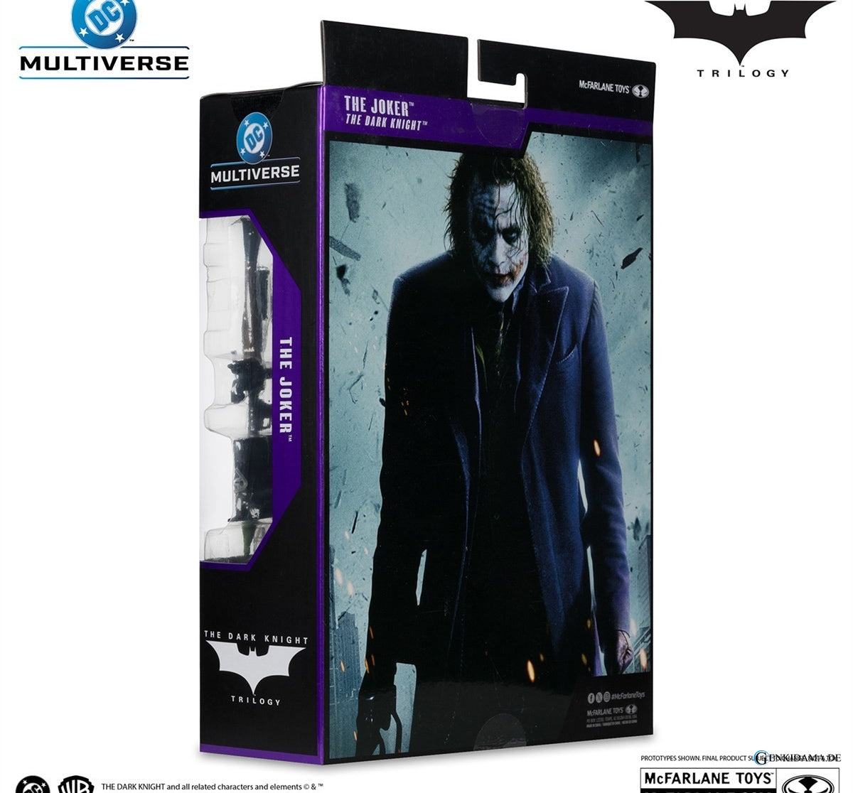 DC Comics - DC Multiverse: 7 Inch Action Figure - Deluxe Theatrical Edition: The Joker [Movie / The Dark Knight Trilogy]