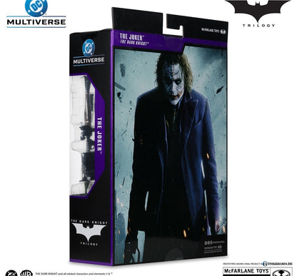 DC Comics - DC Multiverse: 7 Inch Action Figure - Deluxe Theatrical Edition: The Joker [Movie / The Dark Knight Trilogy]