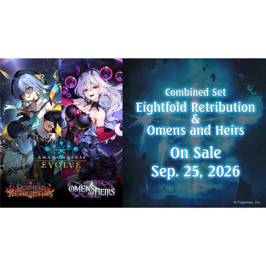 COMBINED SET SHADOWVERSE: EVOLVE "EIGHTFOLD RETRIBUTION & OMENS AND HEIRS" (12 PACKS) - ENG - Anime Figuren günstig kaufen