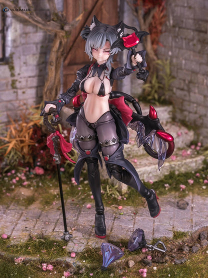Apprentice Witch Hoshikawa Neco 1/12 Complete Model Action Black Hair Ver.