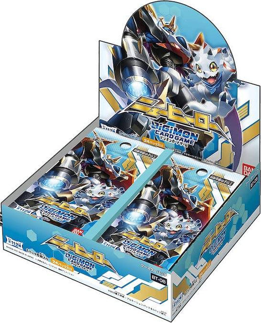 Digimon Card Game Official Booster New Hero BT-08 24 PACKS BOX Bandai - Anime Figuren günstig kaufen