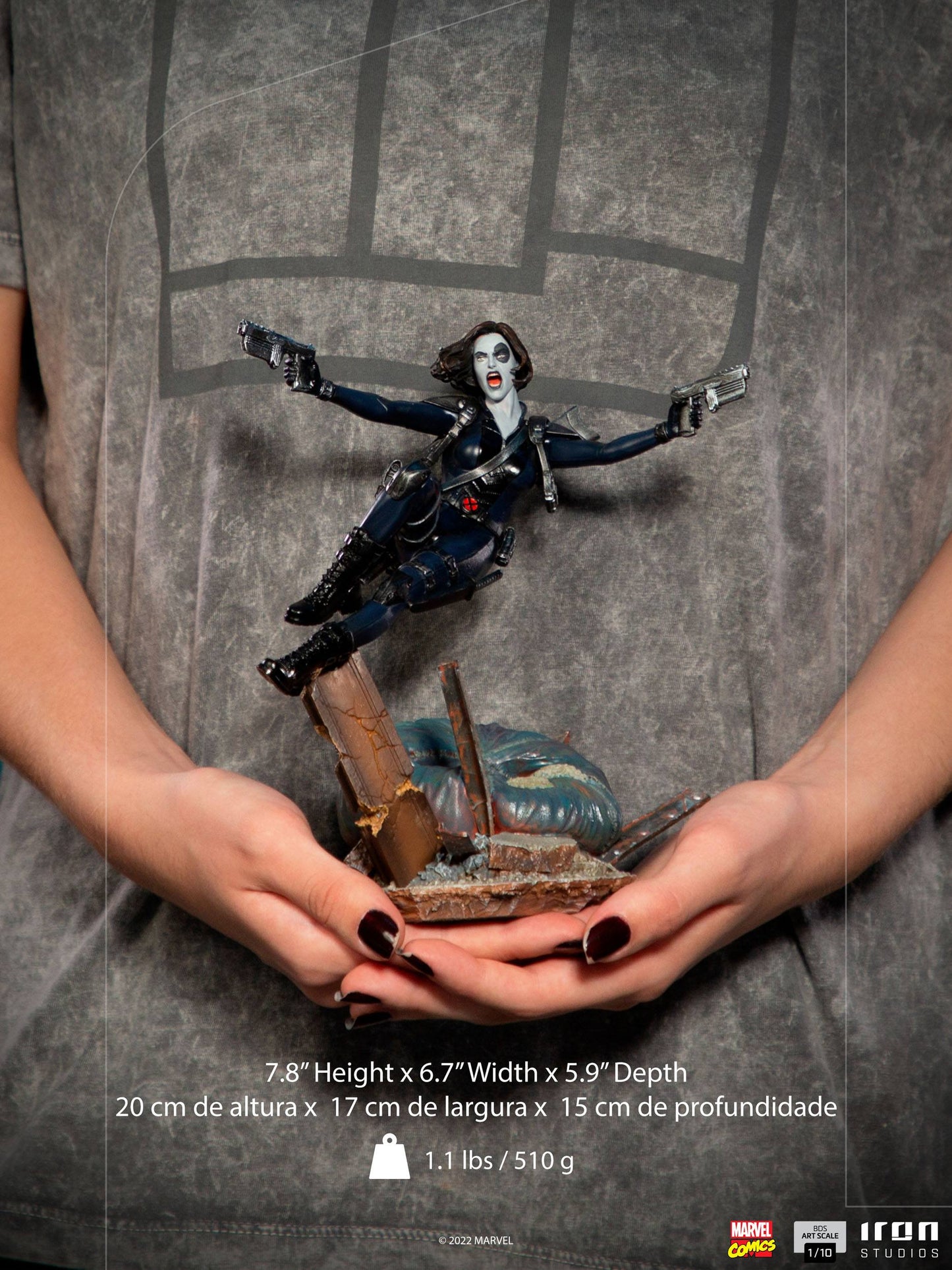Domino (X-Men) - BDS Art Scale - iron Studios - Anime Figuren günstig kaufen