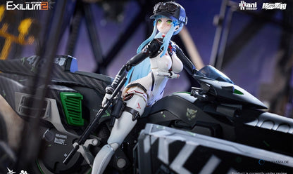 Girls` Frontline 2: Exilium Klukai -Speed Star- 1/12 Scale Completed Action Figure & Motorcycle 1/12 Scale Plastic Model Kit Set
