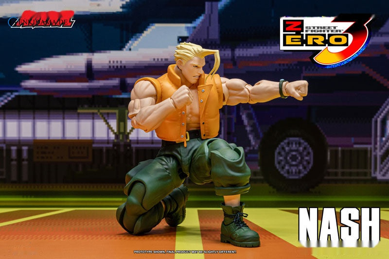 STORM ARENA STREET FIGHTER ALPHA 3 NASH ACTION FIGURE