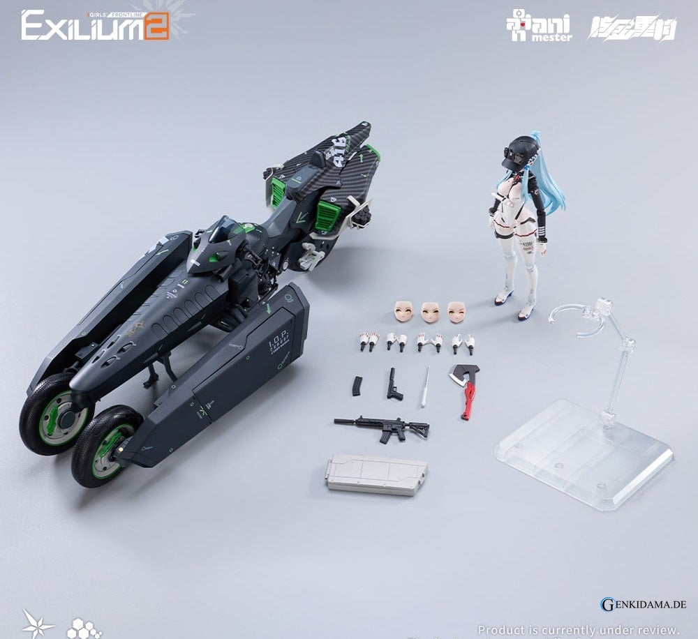 Girls` Frontline 2: Exilium Klukai -Speed Star- 1/12 Scale Completed Action Figure & Motorcycle 1/12 Scale Plastic Model Kit Set - Anime Figuren günstig kaufen