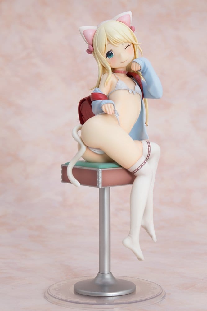 Hatsukoi Ribbon PVC Figur Yuu White cat Ver. - Anime Figuren günstig kaufen