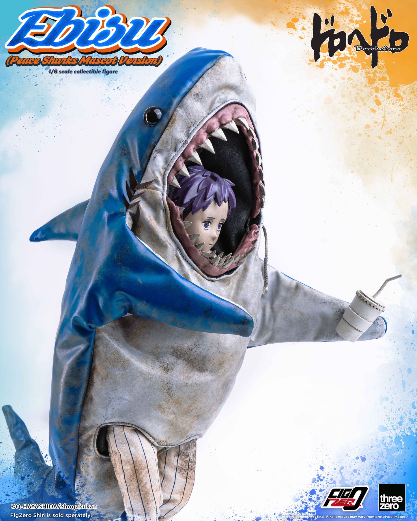 Ebisu Peace Sharks Mascot Ver. ThreeZero