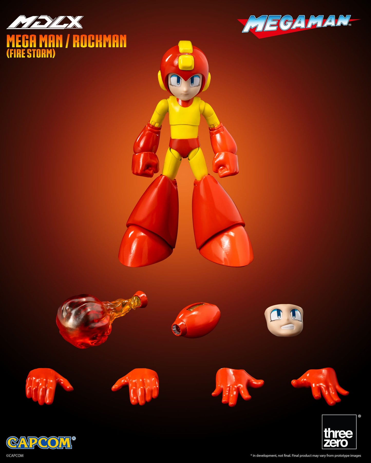 Mega Man / Rockman (Fire Storm) ThreeZero - Anime Figuren günstig kaufen